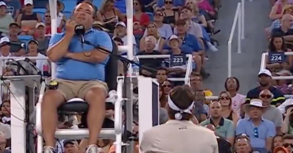 Cincinnati Open star sparks social media backlash after 'insane' umpire call