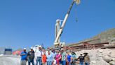 Leticia Herrera supervisa avances del nuevo pozo de agua en el ejido Dinamita