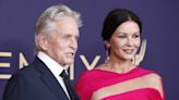 Catherine Zeta-Jones Sends Valentine's Wishes 'Sealed With a Kiss' to Husband Michael Douglas