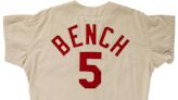 Johnny Bench game worn & signed Cincinnati Reds rookie jersey up for auction