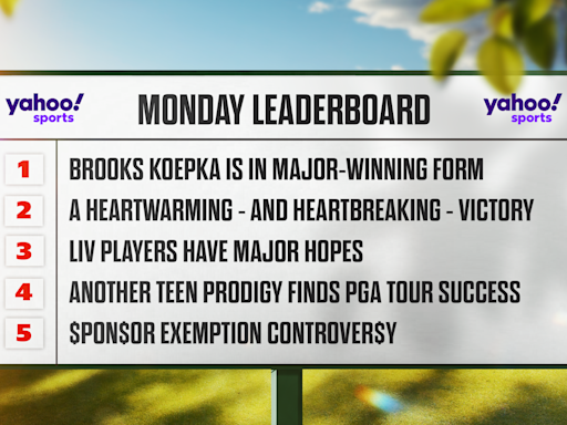 Monday Leaderboard: Brooks Koepka is ready to slow the Scottie Scheffler train