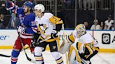 Rangers' five-game winning streak snapped with 5-2 loss to Penguins