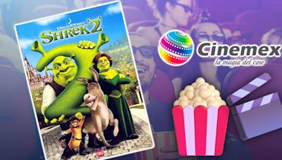Reestreno de Shrek 2 en Cinemex llega en la cartelera de agosto
