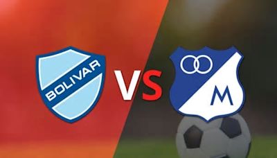 Finaliza la primera parte con ventaja para Bolívar sobre Millonarios