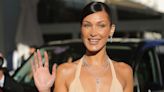 Bella Hadid's Barely-There Halter Dress Has a Plunging Neckline and Back Cutouts