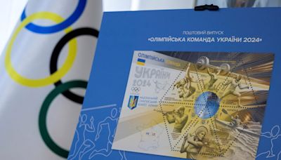 Ukraine launches Olympic postage stamp as it sends its smallest team to the Games