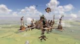 Get ready to balance your flying city and shoot down air pirates in Airborne Empire