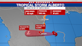 First tropical storm of the season, Alberto, forms in the Gulf of Mexico