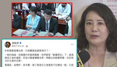 憲法法庭如同照妖鏡！吳思瑤痛批藍白帶風向「呈現國會優位」、沈伯洋酸：總拿錯誤類比