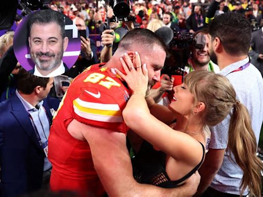 Fans Have Mixed Reactions to Jimmy Kimmel's Brazen Joke About Travis Kelce and Taylor Swift's Relationship