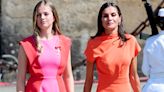 Queen Letizia of Spain Had a Twinning Moment With Daughter Princess Leonor in a $40 Dress