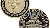 St. Michael Patron Saint of Law Enforcement Challenge Coin with Hero's Valor Prayer 1-Pack (Single Coin), Now 20% Off