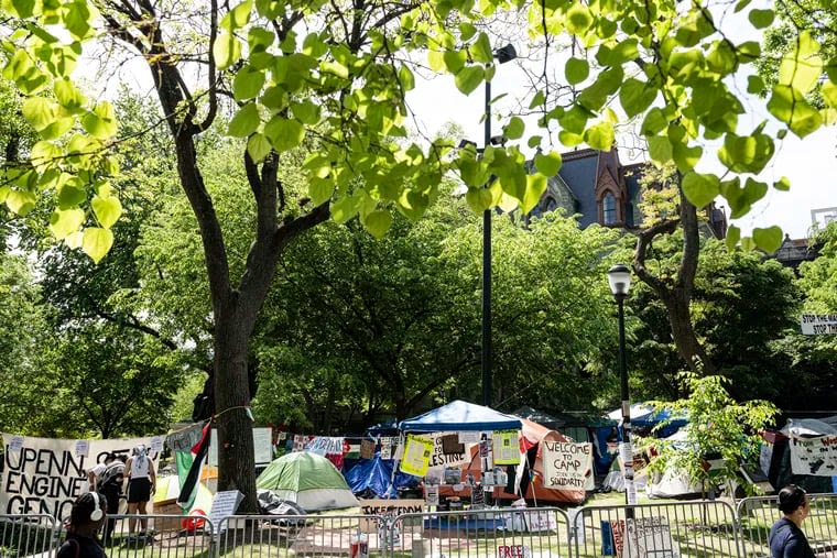 Penn leaders hold third meeting with encampment members: ‘It felt like we were making progress,’ one student said.