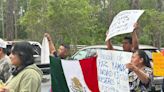 Hundreds of immigrants gather at Pierson church to protest DeSantis' new immigration law