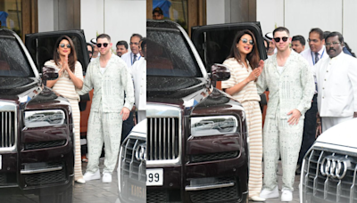 Priyanka Chopra, Nick Jonas Arrive In Mumbai Ahead Of Anant Ambani-Radhika Merchant's Wedding. Video Goes Viral