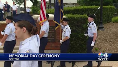 Sen. Lindsey Graham gave remarks at Memorial Day ceremony in the upstate