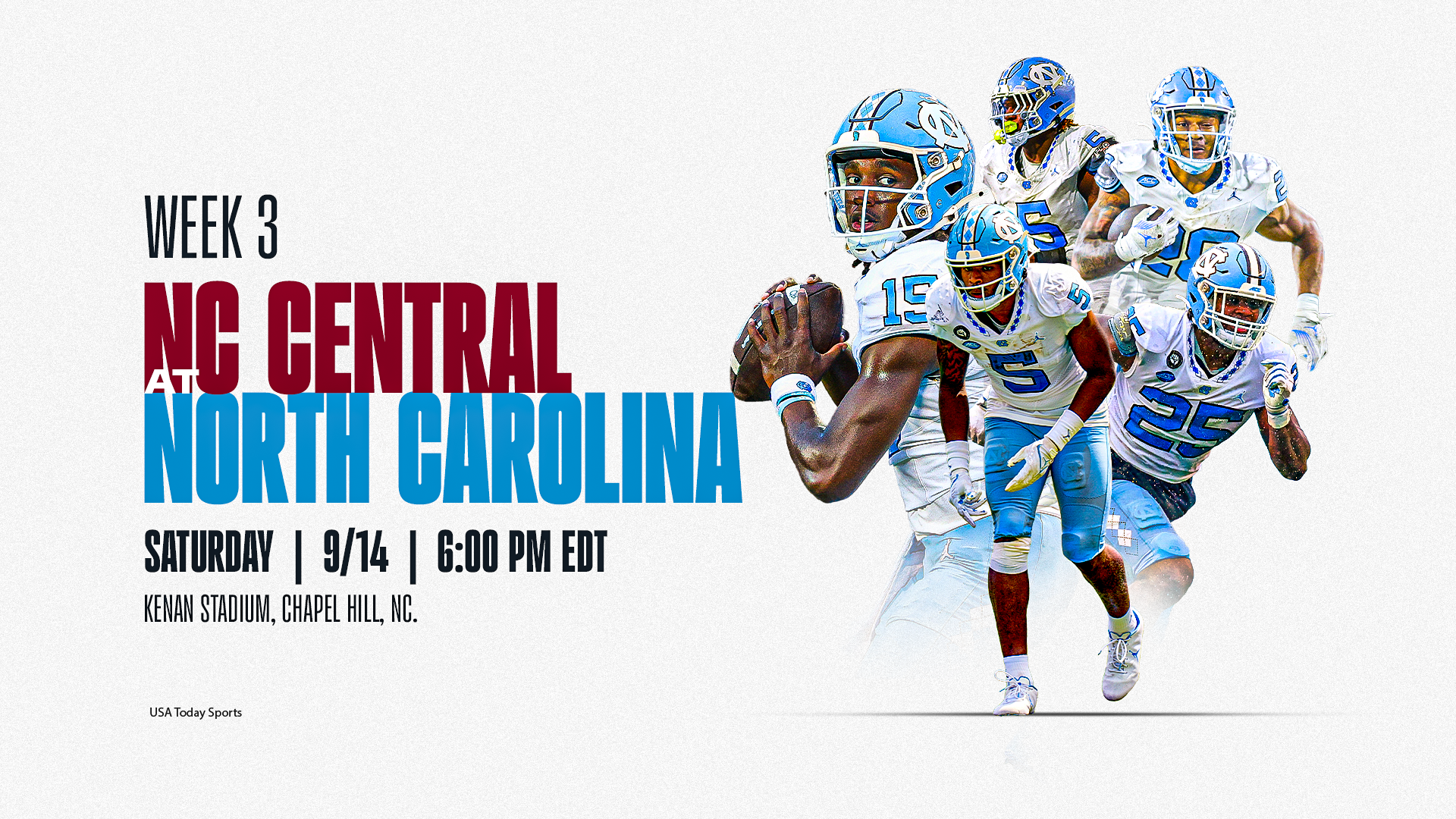 Live updates: UNC's Week 3 football matchup against NC Central