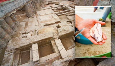 Dirty laundry: ancient washroom dating back to the Roman Empire uncovered near the Vatican in Italy