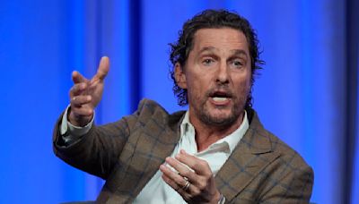 Actor Matthew McConaughey tells governors he is still mulling future run for political office