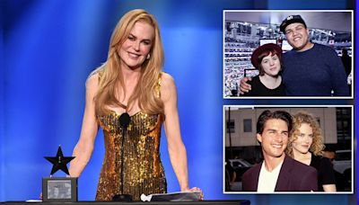 Nicole Kidman's kids with Tom Cruise skip her big night, as she seems to reference marriage to 'Top Gun' star