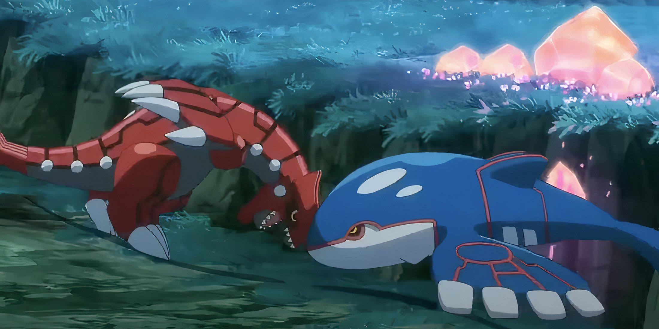 Pokemon Fan Makes Impressive Models of Groudon and Kyogre Out of Bike Chains