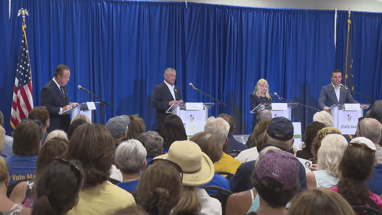 Indiana’s lieutenant governor candidates participate in first debate at state fair