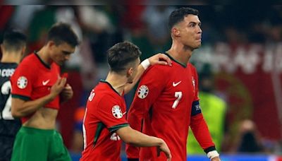 Watch: Cristiano Rolando in tears after Portugal wins penalty shoot-out against Slovenia at Euros 2024 - CNBC TV18