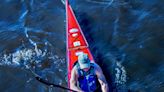 'The Lake Rider,' Twin Cities kayaker Mike Stout embarks on his 6th trip across Lake Michigan from Two Rivers to Ludington, Michigan