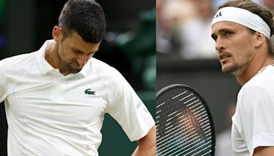 Amenazan a Djokovic y Zverev en Wimbledon