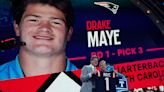 Patriots select quarterback Drake Maye with No. 3 pick in NFL draft