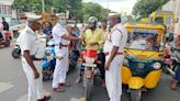 Traffic police launch helmet awareness campaign