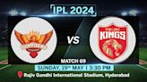 IPL 2024, SRH vs PBKS Live Score: Punjab Kings 99/1 after 10 overs against SRH