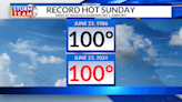 Raleigh hits 100 degrees for the first time this year, ties 38-year record