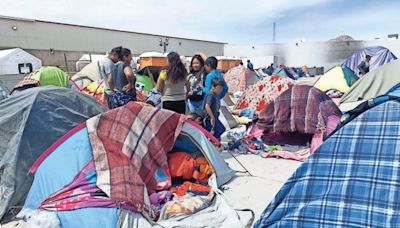 A la expectativa llegada de caravana migrante en Campamento de la Juan Pablo