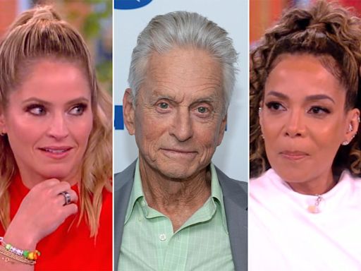 Sara Haines reveals how Sunny Hostin freaked out Michael Douglas during his visit to 'The View'