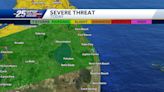 Extreme heat and marginal risk for isolated severe storms across South Florida