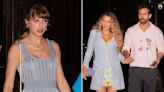 Blake Lively and Ryan Reynolds Coordinate Their Looks for a Fun Night Out with Taylor Swift and More Stars