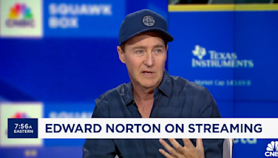 Actor and Tech Investor Edward Norton Informs CNBC ‘Linear TV Is Kinda Toast’ During Appearance