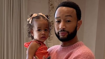 John Legend goes full ‘dad mode’ in video protecting daughter from future suitors