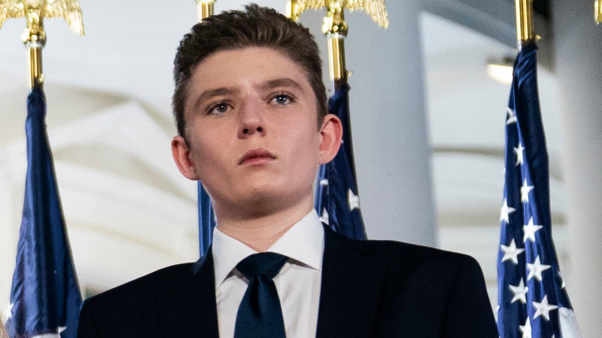 Donald Trump's youngest son, Barron, has enrolled at New York University