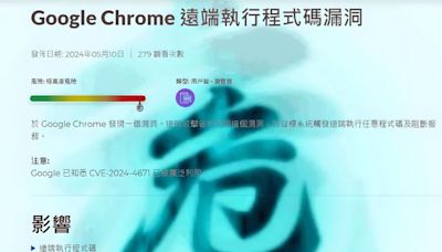 Google Chrome 瀏覽器緊急通知 呼籲 Win / Mac / Linux 用家盡快更新