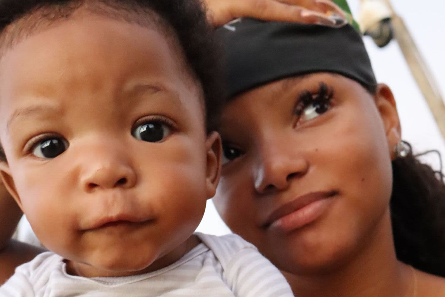 Halle Bailey Poses for Adorable Vacation Selfie with 6-Month-Old Son Halo