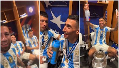 Argentina campeón de América | La intimidad del vestuario: el festejo de la selección tras ganar la final