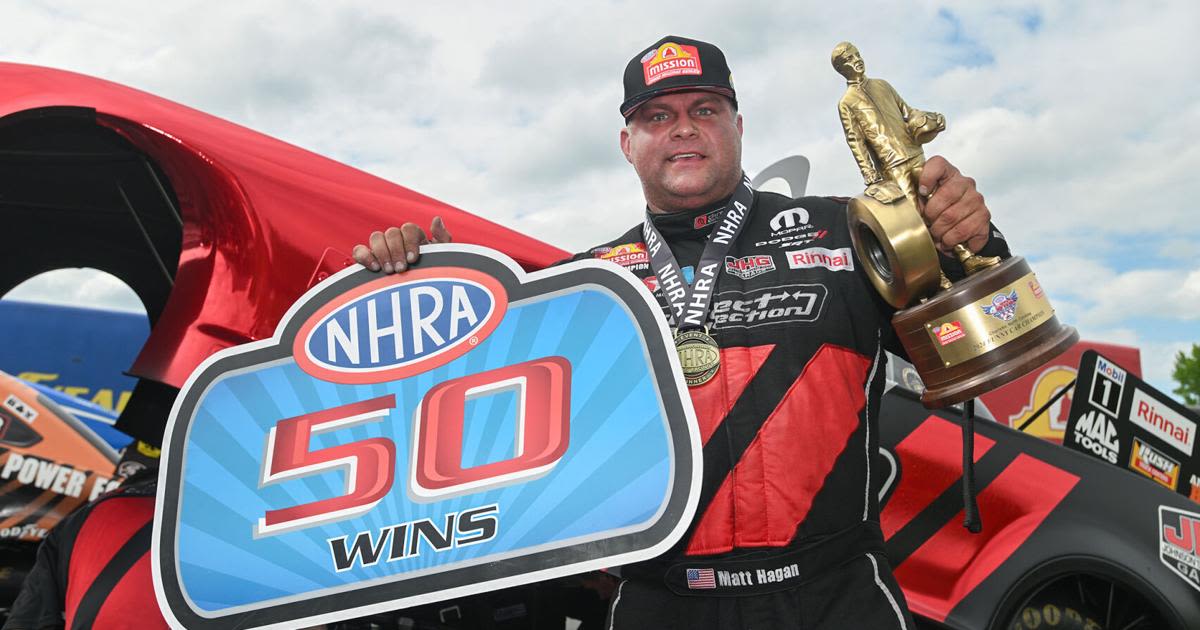 NHRA returns to Virginia Motorsports Park. Christiansburg's Matt Hagan will be racing.