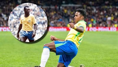 Endrick ya va a ritmo de Pelé: el récord que ni Neymar, Ronaldinho o Romario tienen