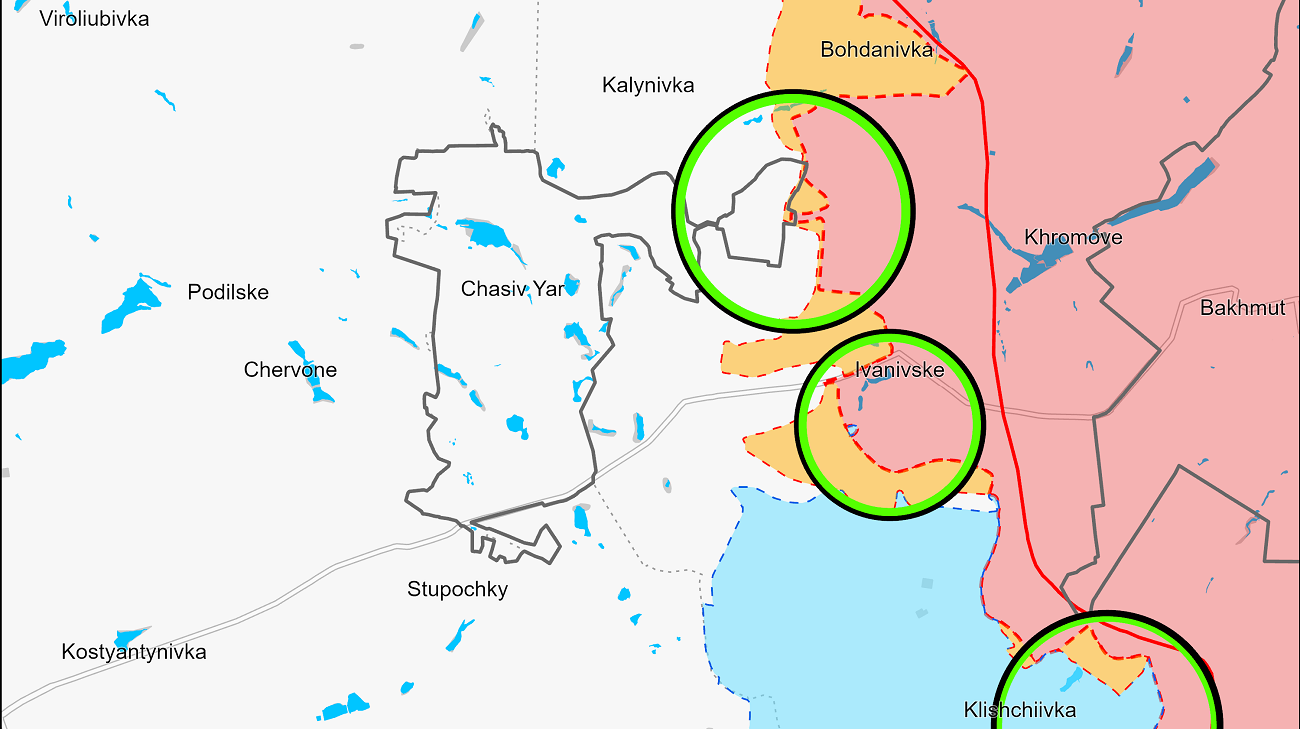 If Russia seizes Chasiv Yar, it will be able to attack "defensive belt" of many settlements – ISW report