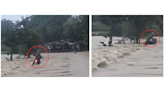 Caught On Cam: Youth Swept Away While Trying To Cross Flooded Stream In Seoni, Missing