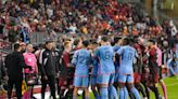 MLS suspends Toronto FC coach, players after chaotic brawl breaks out in loss to NYCFC