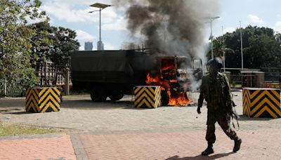 Kenya Protest Live Updates: Several dead in tax protests outside Kenyan parliament, building set ablaze | World News - The Indian Express