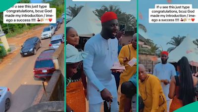 "Love of my life": Video as Lady marries in grand style, groom arrives in convoy